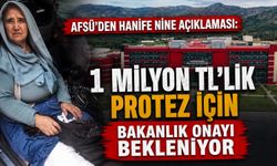 AFSÜ'den Hanife nine açıklaması: 1 milyon TL'lik protez için Bakanlık onayı bekleniyor