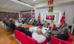 Afyon'da Emekliye Ayrılan Tuğgeneral Tecimer'den Gaziler Derneğine Veda Ziyareti