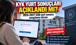 KYK yurt sonuçları açıklandı mı? 2026-2027 GSB yurt sonucu sorgulama ekranı