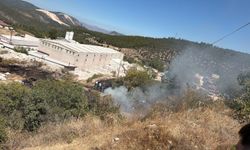 Mermer Fabrikasında Başlayan Yangın Ormana Sıçradı