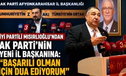 İYİ Partili Mısırlıoğlu’ndan AK Parti’nin yeni il başkanına: “Başarılı olman için dua ediyorum”