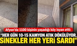 Afyon’da 1100 kişinin yaşadığı köy isyan etti: “Her gün 10-15 kamyon atık dökülüyor, sinekler her yeri sardı”