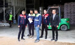 Afyon'da tohumluk ayçiçeği üretiminde hasat ve hasat sonrası süreçler sahada takip edildi