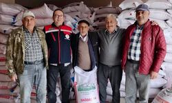 Afyon’da 25 üreticiye 4 bin 400 kilogram buğday tohumu dağıtıldı