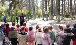 Afyon'da minikler afetlere karşı bilinçleniyor
