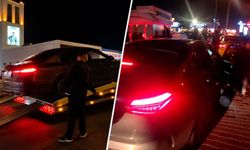 Martı TAG tartışmasında Afyon'da ilk ceza! Lüks Mercedes çekiciyle götürüldü