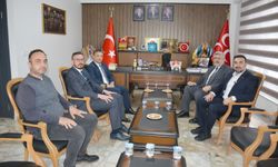 AK Partili Özkaya'dan MHP İl Başkanı Kahveci'ye tebrik ziyareti: “Dayanışmamız güçlenerek sürsün”
