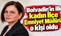 Bolvadin'in ilk kadın İlçe Emniyet Müdürü o kişi oldu
