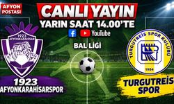 1923 Afyonkarahisarspor - Turgutreis Spor maçı yarın saat 14.00’te Afyon Postası’nda