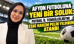Afyon futboluna yeni bir soluk: Futbol İl Temsilciliği’ne eski hakem Pelin Yıldırım atandı