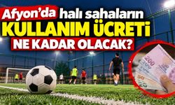 Afyon’da halı sahaların kullanım ücreti ne kadar olacak?