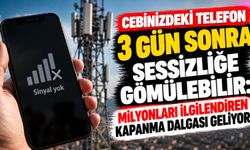 Cebinizdeki telefon 3 gün sonra sessizliğe gömülebilir: Milyonları ilgilendiren kapanma dalgası geliyor!