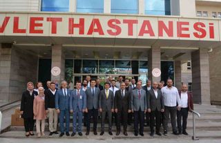 Sandıklı Devlet Hastanesi’nde değerlendirme ve plaket töreni yapıldı