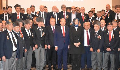 KKTC Cumhurbaşkanı Ersin Tatar Afyon'da Kıbrıs Gazileriyle buluştu