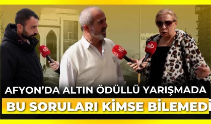 Afyon’da altın ödüllü yarışmada şok: Bu soruları kimse bilemedi! BÖLÜM:7