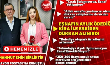 Mahmut Emin Birliktir: “Esnafın aylık ödediği kira ile eskiden dükkan alınırdı”