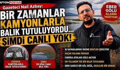 Gazeteci Nail Azbay: “Bir zamanlar kamyonlarla balık tutuluyordu… Şimdi canlı yok!”