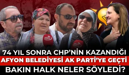 CHP 74 Yıl Sonra Kazanmıştı! Afyon Belediyesi Yeniden AK Parti’ye Geçti | Vatandaş Ne Dedi?