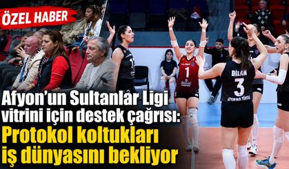 Afyon’un vitrini olacak takım için destek çağrısı: Protokol koltukları iş dünyasını bekliyor