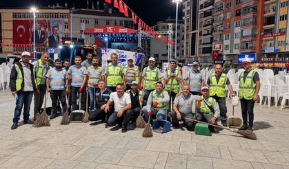 Herkes evine döndü, şehrin görünmeyen kahramanları iş başına geçti