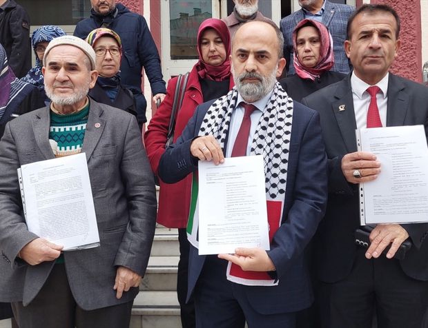Saadet Partisi Aydın İl Başkanlığı İsrailli yöneticiler hakkında suç duyurusunda bulundu