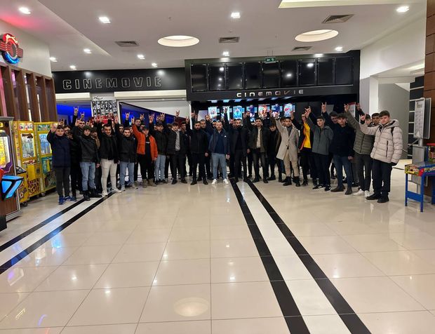 Afyon'da Ülkücüler sinemada buluştu: Aybüke filmini izlediler!