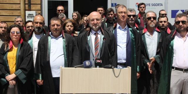 Avukat Servet Bakırtaş'ın öldürülmesine tepki gösterisi