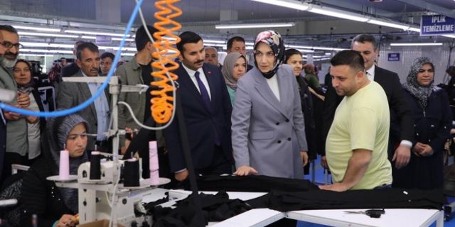 Vali Kübra Yiğitbaşı, tekstilde çalışan bayanları ziyaret etti
