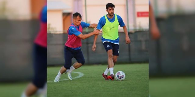 Afyonspor takıma yeni gelen oyuncularla antrenman yaptı