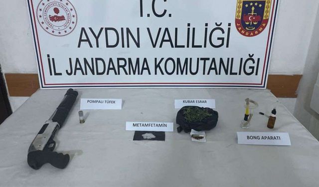Aydın'da kovalamaca sonucu uyuşturucuyla yakalanan şüpheli gözaltına alındı