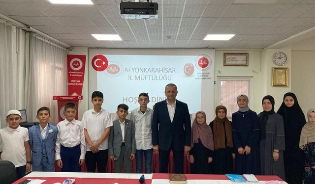Afyon'da Kur’an-ı Kerim'i en güzel okuyan kişi seçildi!