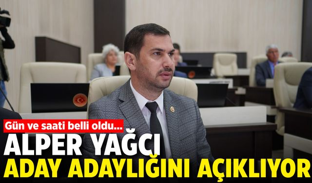 Alper Yağcı aday adaylığını açıklıyor: Gün ve saati belli oldu...