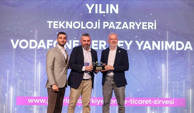 Vodafone Her Şey Yanımda, ikinci kez "Yılın Teknoloji Pazaryeri" seçildi