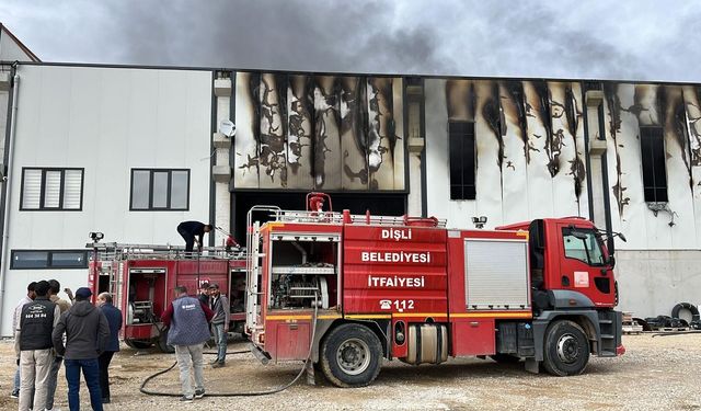 Afyon'da geri dönüşüm fabrikasında yangın çıktı: Saatler sonra kontrol altına alındı