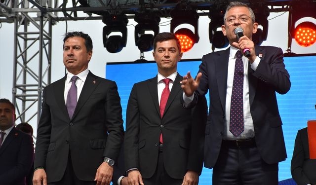 CHP Genel Başkanı Özel, partisinin Marmaris mitinginde konuştu