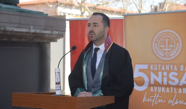 Kütahya'da 5 Nisan Avukatlar Günü kutlandı