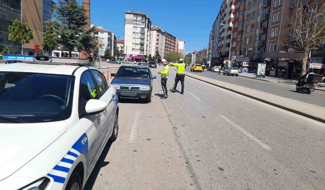 Eskişehir'de bayramın tatilinin son günü 616 sürücüye ceza kesildi