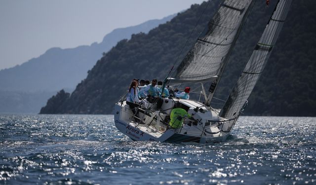 Marmaris'te oldu: Yat yarışlarında MIYC Kış Trofesi'nin 4. ayağı tamamlandı