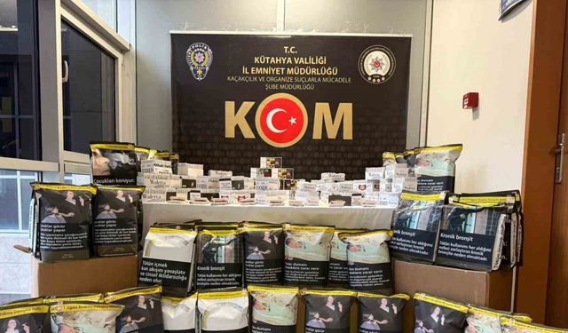 Kütahya’da Kaçak Tütün Operasyonu: 17.500 Makaron Ele Geçirildi