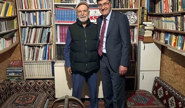 Şehre katkı sunan Yeşil'e evinde vefa ziyareti