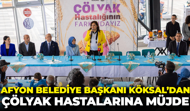 Afyon Belediye Başkanı Köksal’dan Çölyak Hastalarına Müjde