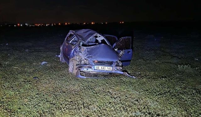 Afyon'da otomobil takla attı: Sürücü yaralı!