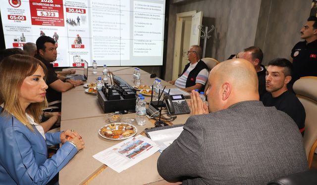 İspanya Alicante İtfaiye Heyetinden Mersin AKOM'a Ziyaret