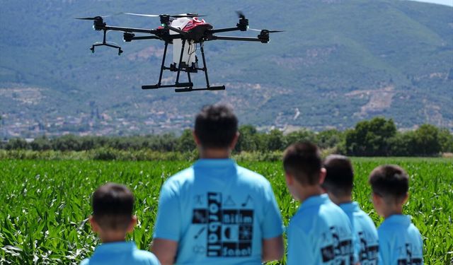 BİLSEM Öğrencilerinden Tarımsal İlaçlama İçin Yerli İHA: "Şubat" Göklere Hazır
