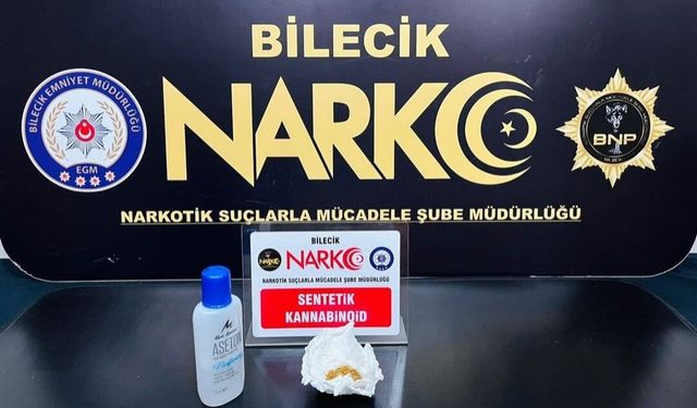 Bilecik'te Uyuşturucu Operasyonu: 1 Gözaltı