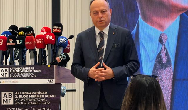 Afyon Blok Mermer Fuarı büyüyerek kapılarını açıyor: “Afyon’da voltran oluşturduk, büyük bir fuar oluştu!”