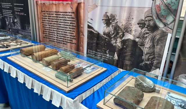 Tavşanlı'da Çanakkale Ruhunu Yaşatan Sergi: Savaş Malzemeleri Ziyaretçilerini Bekliyor