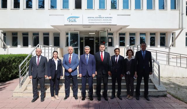 Vali Aktaş'tan SGK İl Müdürlüğü'ne ziyaret: "Vatandaş odaklı hizmetler memnuniyet verici"