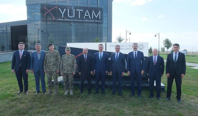 Savunma Sanayii Başkanı Görgün Erzurum Teknik Üniversitesi'ni Ziyaret Etti