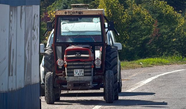 Bilecik’ten çalınan traktör Eskişehir’de yakalandı